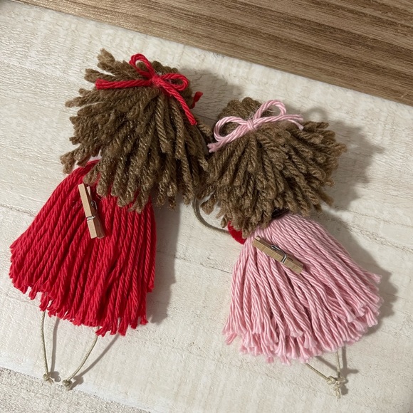 Macrame dolls set of 2 - Picture 6 of 13